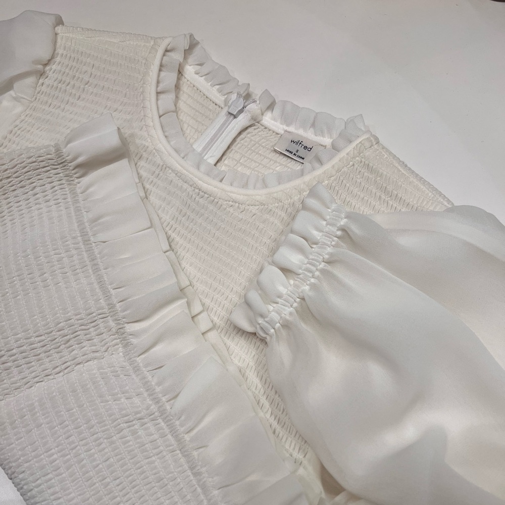Aritzia Wilfred Tempest Blouse - Cream - Picture 11 of 13